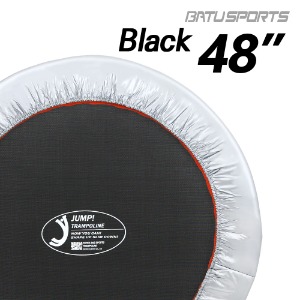 바투스포츠 트램폴린 블랙48형(120cm) 대형 유아 방방이 점핑 성인 다이어트 운동